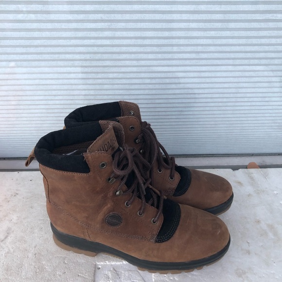 Khombu Safari 8185 Women’s Brown Leather Laces Boots Size 6M main image 9